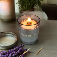 Lavender & White Musk Candle